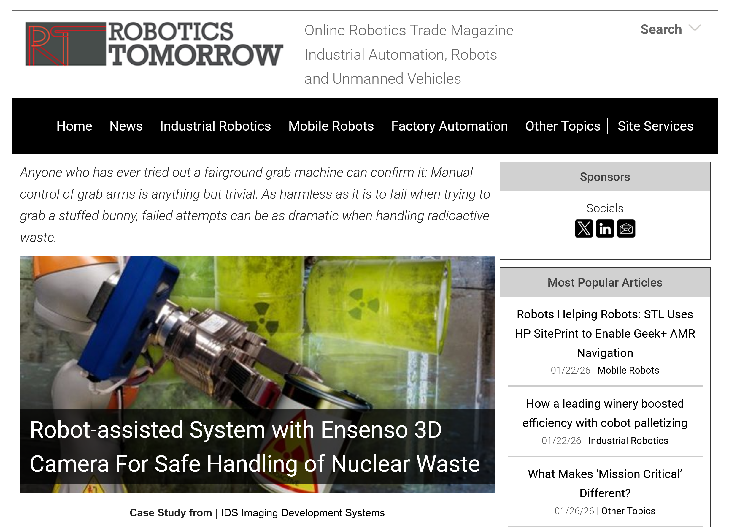 Robotics Tomorrow preview