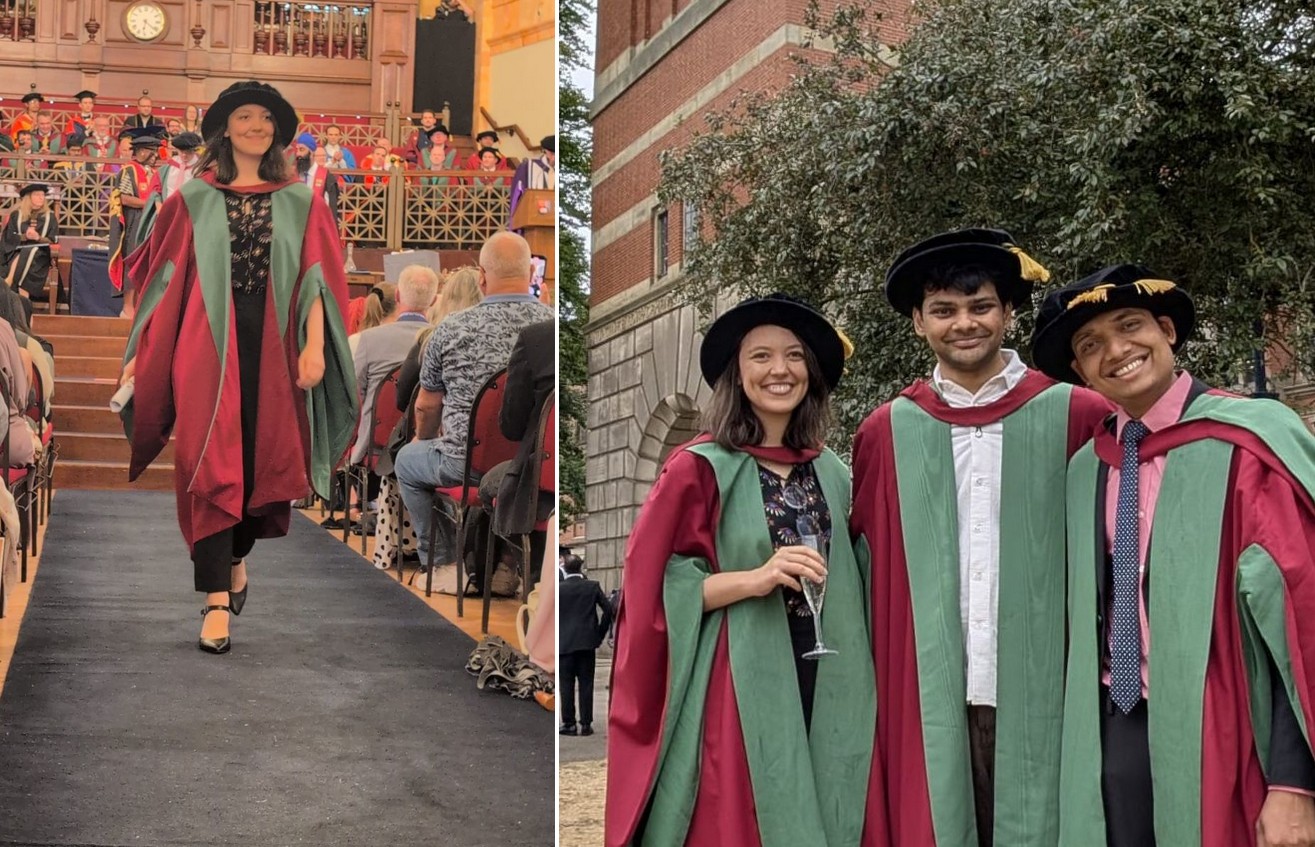 PhD graduates celebration